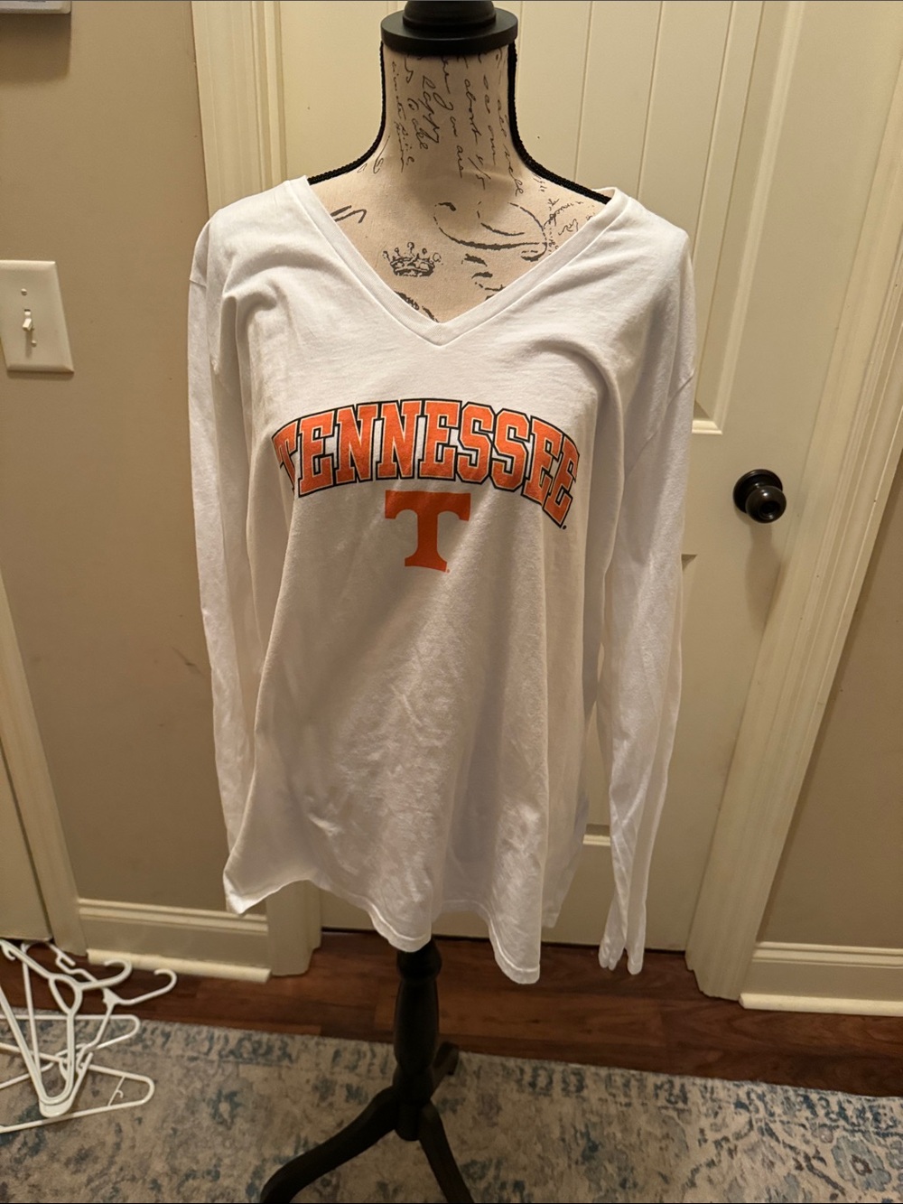 Fanatics White Tee with Black Logo